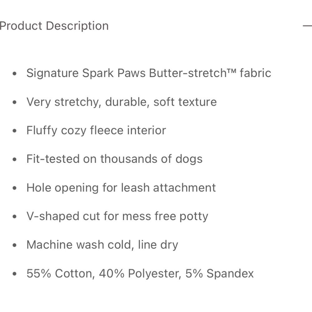 NWT Spark Paws Color Block Dog Hoodie Sweatshirt Size XL - Picture 15 of 16